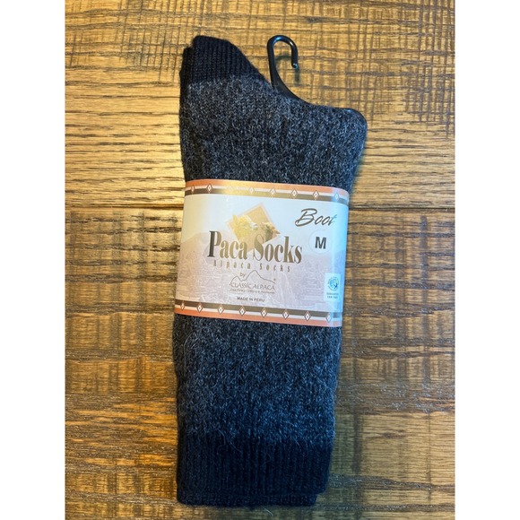 Classic Alpaca Other - Classic Alpaca Paca Socks Boot Black Unisex Medium Alpaca Blend Warm Hnt NWT
NEW